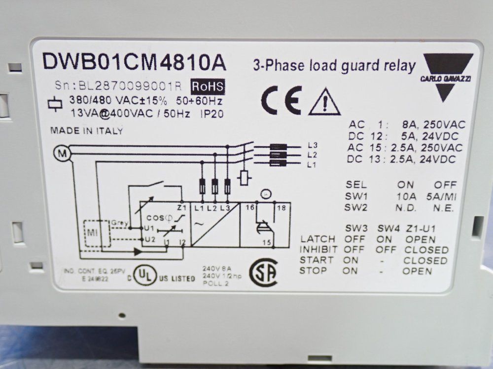 Carlo Gavazzi Power Monitoring Relay