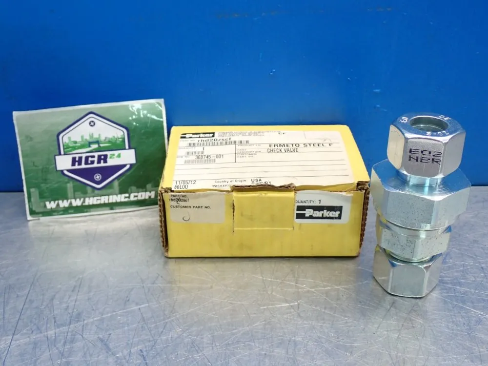Parker Check Valve Unit - Rhd20zscf