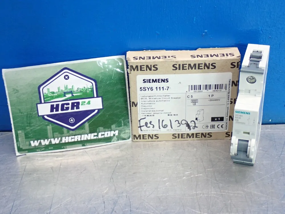 Siemens Miniature Circuit Breaker - 5sy6111-7