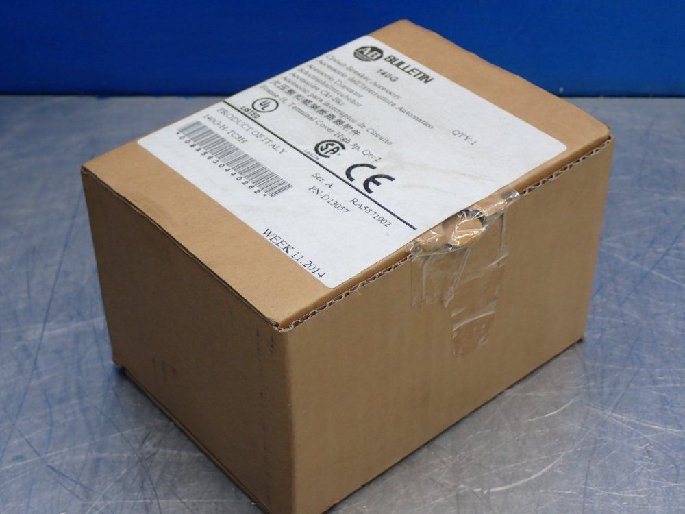 Allen Bradley Circuit Breaker Assessory Terminal Cover - 140g-h-tc3h