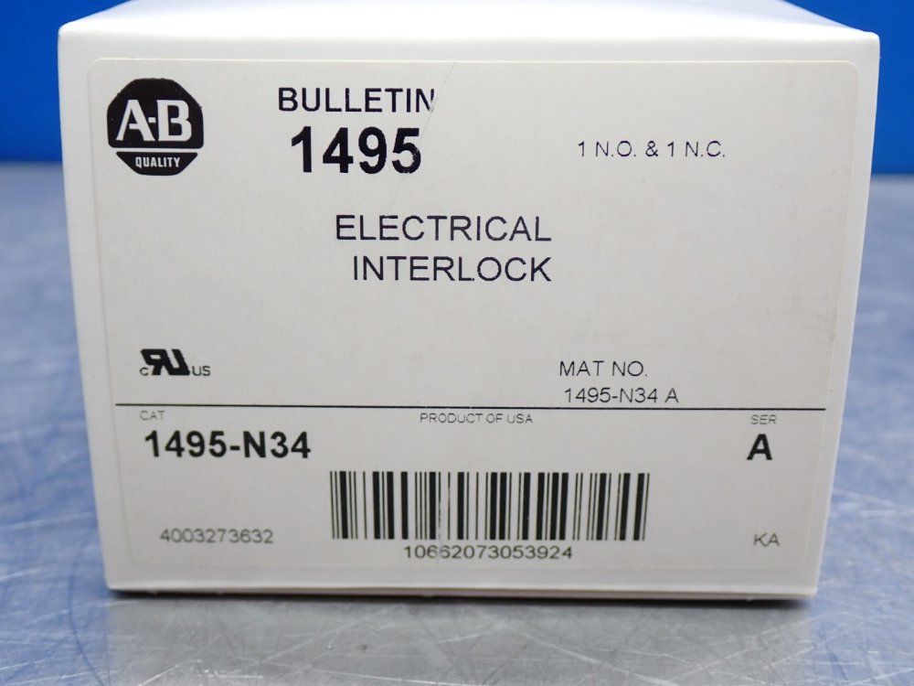 Allen Bradley Electrical Interlock Kit - 1495-n34