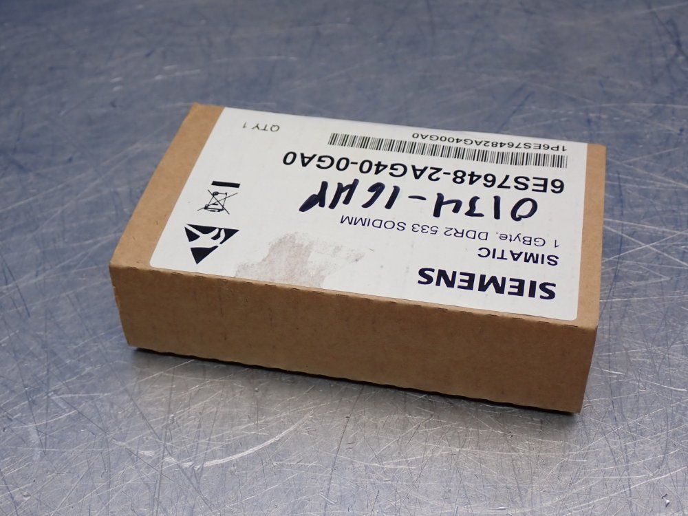 Siemens 1gb Memory Board Ddr2 533 Sodimm - 6es7648-2ag40-0ga0