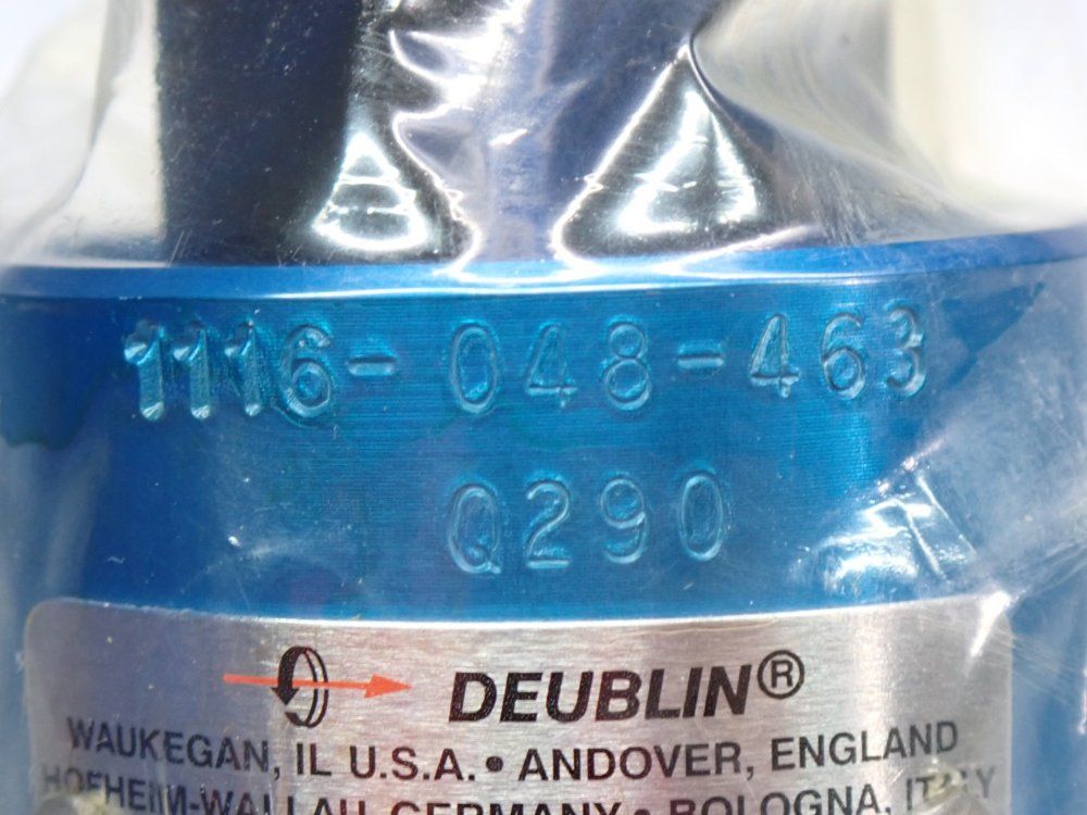 Deublin Rotary Union, Closed-seal, M16x1.5 Lh, 18mm Pilot, 1/4" Npt - 1116-048-463