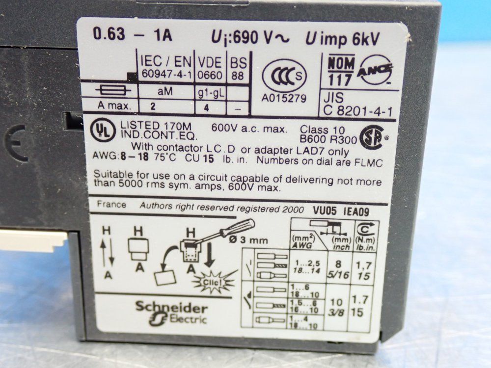 Telemecanique Overload Relay - Lrd05
