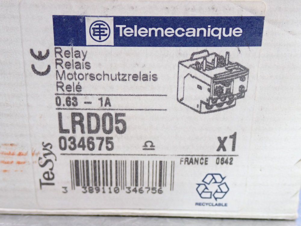 Telemecanique Overload Relay - Lrd05