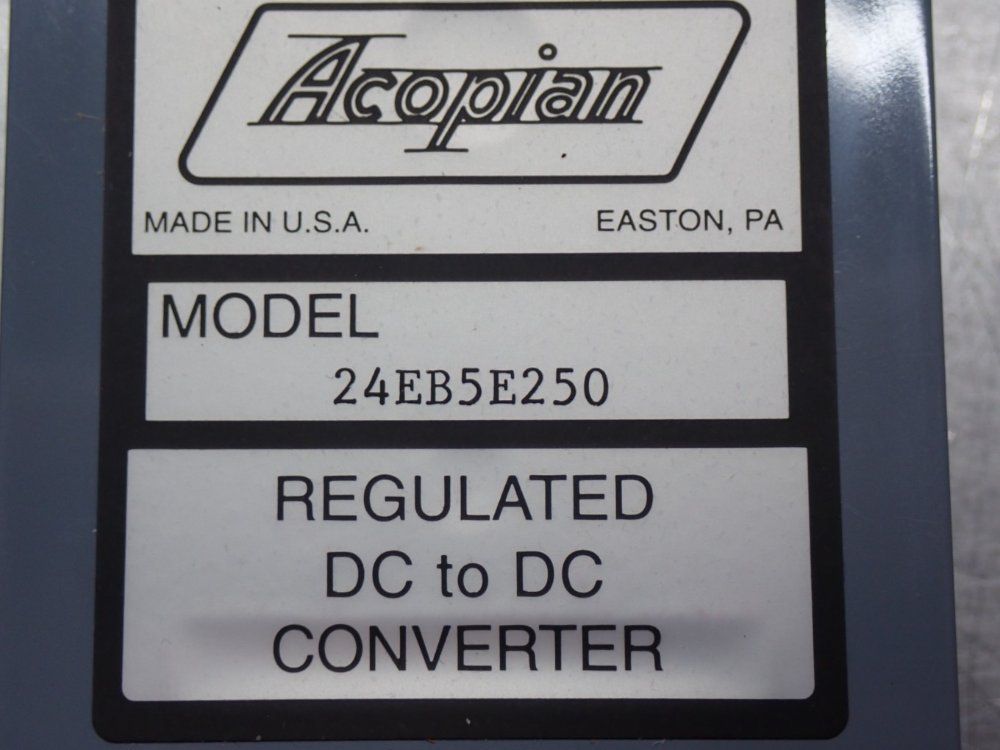 Acopian Power Supply Dc Converter - 24eb5e250