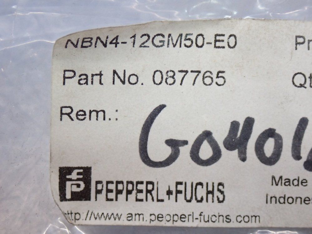 Pepper+fuchs Proximity Sensor - 087765