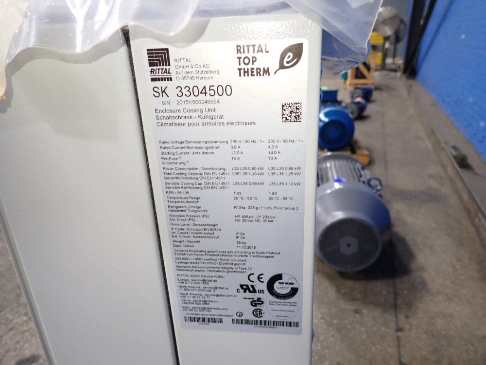 Rittal 2015 Rittal Sk3304500 Cooling Unit