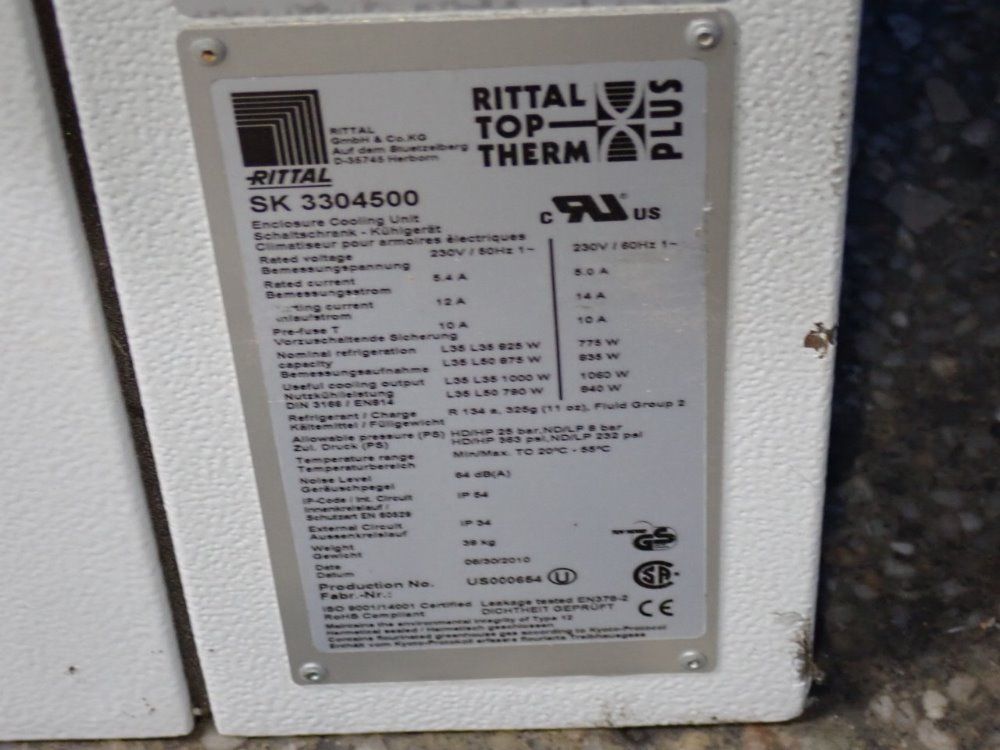Rittal Rittal Sk3304500 Cooling Unit