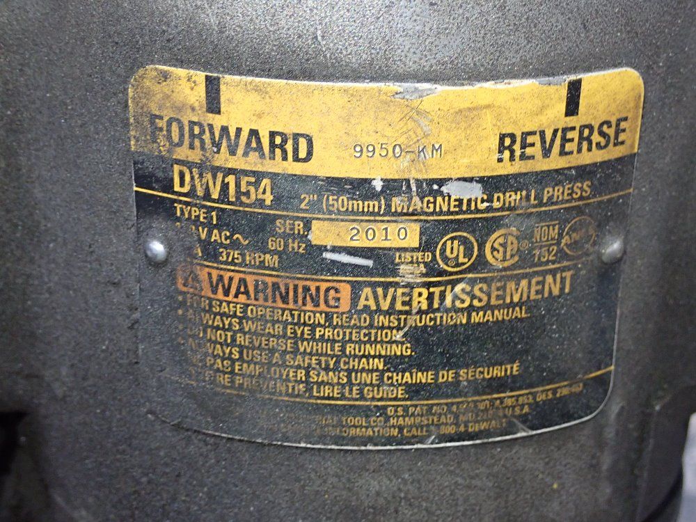 Dewalt Magnetic Drill Press