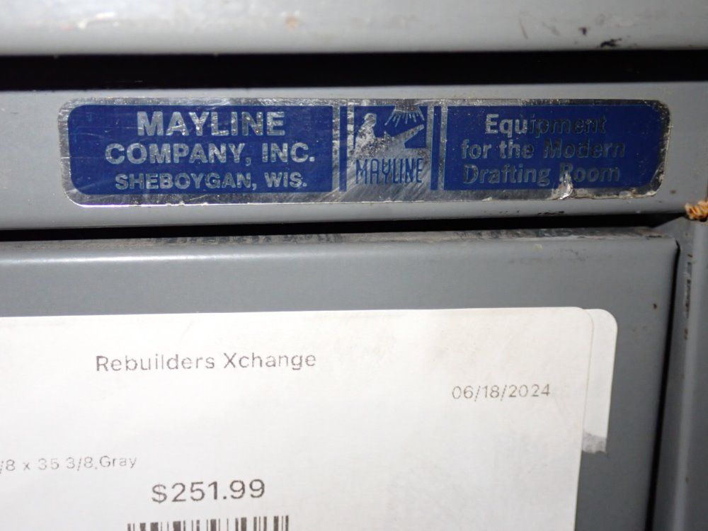 Mayline Company Blueprint Cabinet