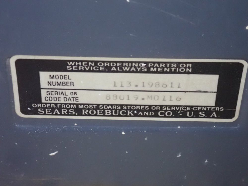 Searscraftsman Radial Arm Saw