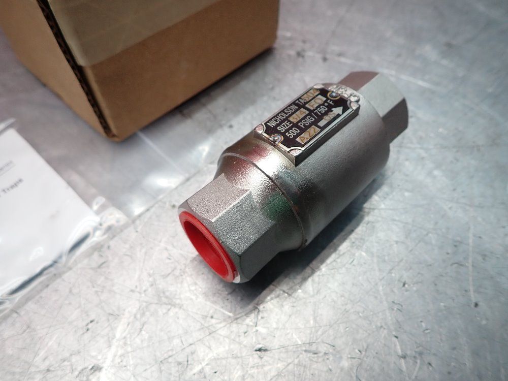 Nicholson 500 Psig Thermostatic Steam Traps - Ta-504