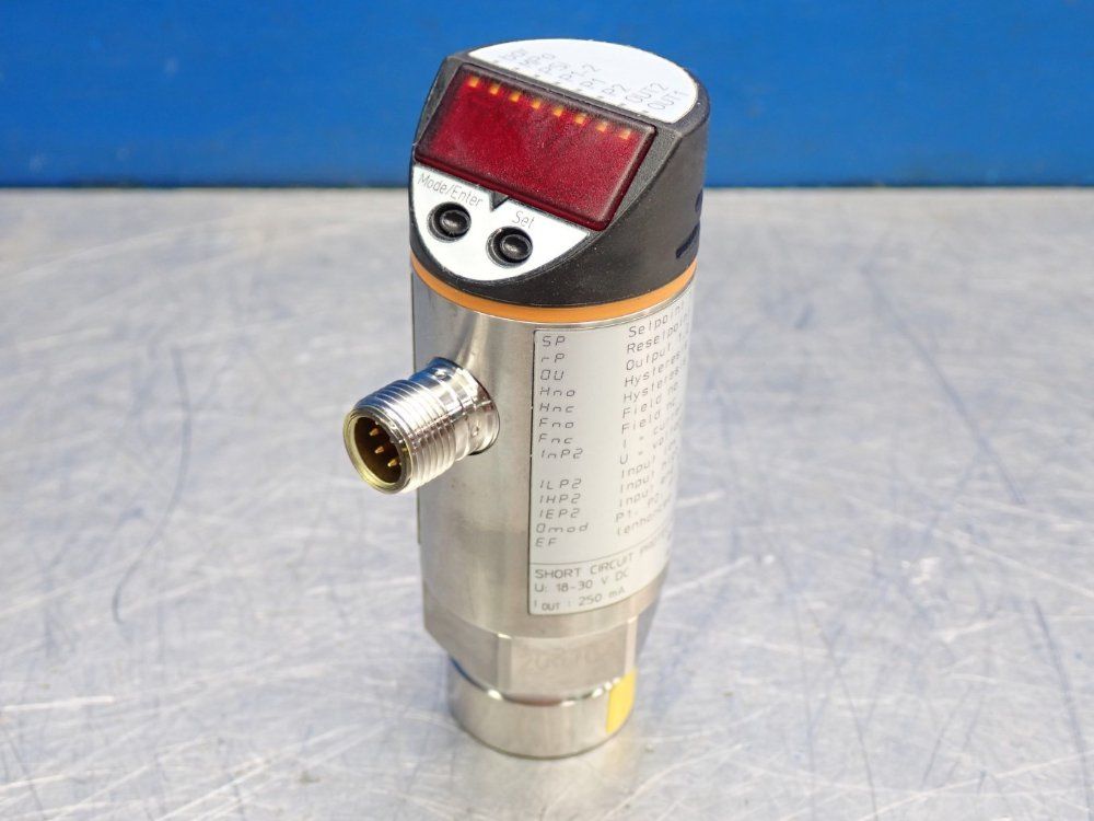 Ifm Pressure Monitor Sensor