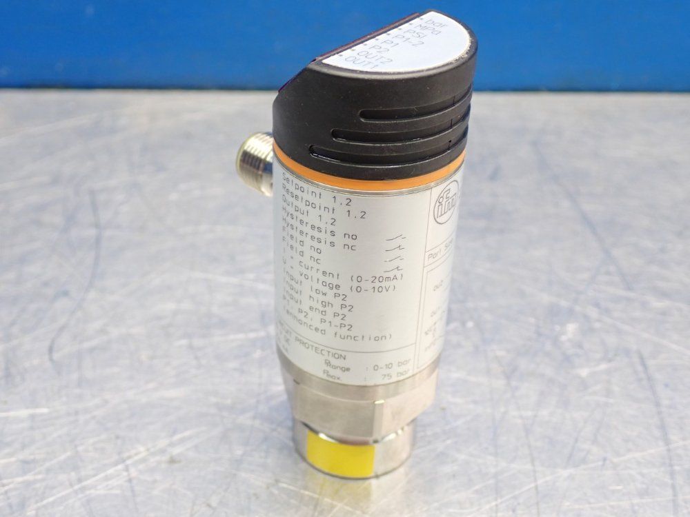 Ifm Pressure Monitor Sensor