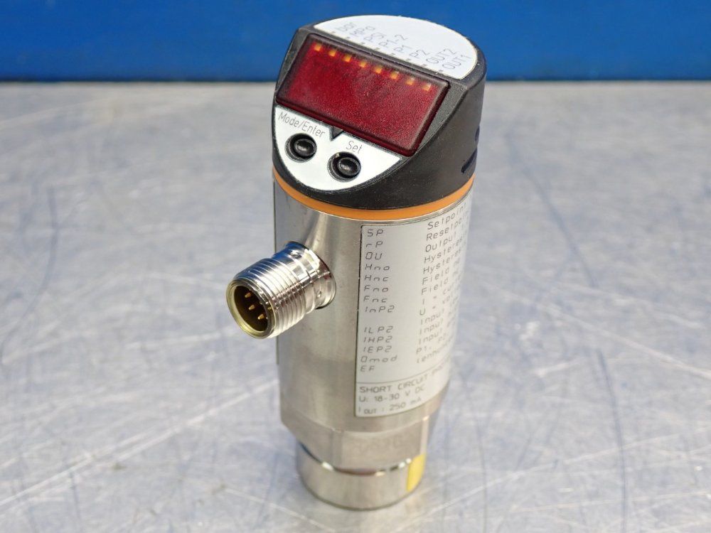 Ifm Pressure Monitor Sensor