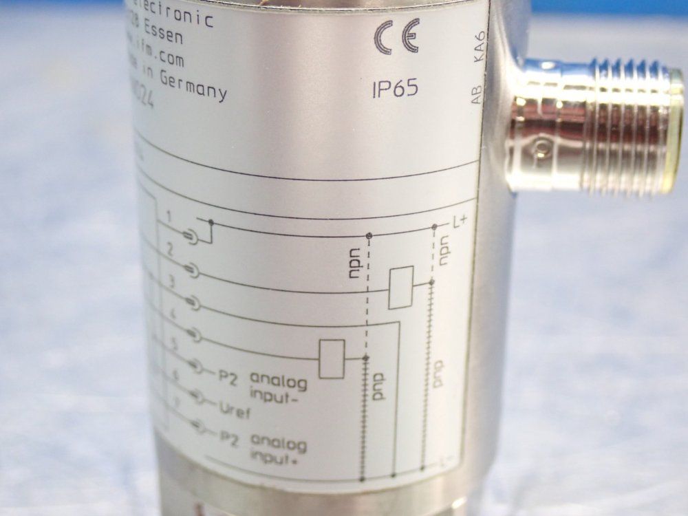 Ifm Pressure Monitor Sensor