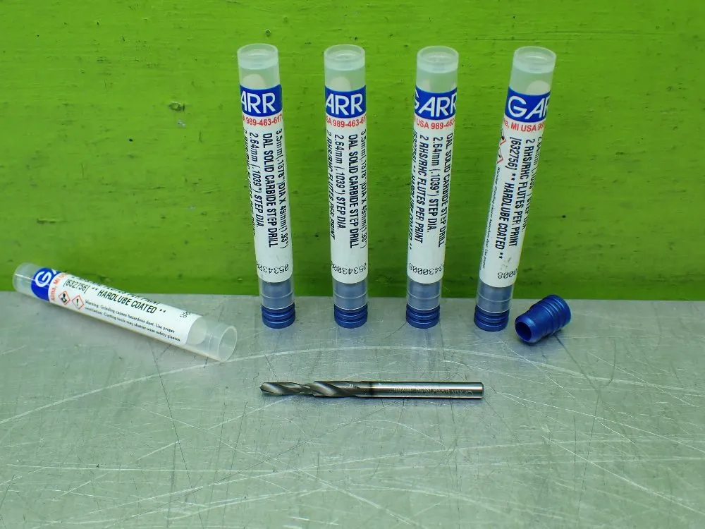 Garr 5 Solid Carbide Step Drills 