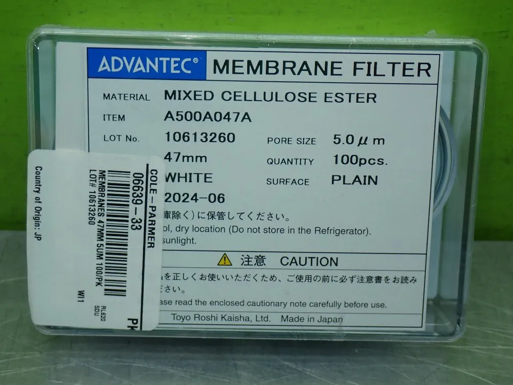 100 MIXED CELLULOSE ESTER MEMBRANE FILTERS