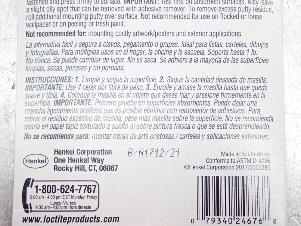 Henkel Loctite Funtak Mounting Putty