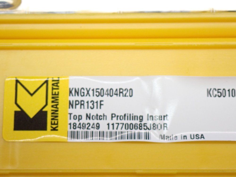 Kennametal Top Notch Profiling Insert 2pack Of 5 10 Inserts