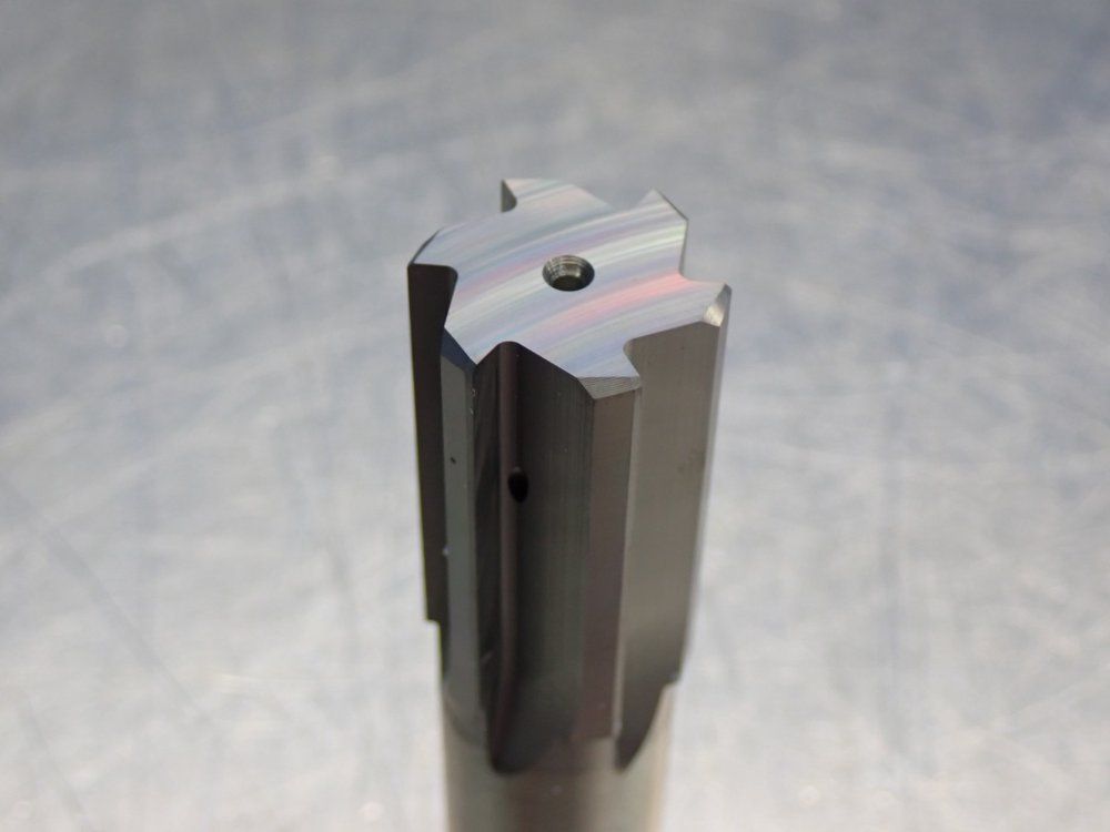Truedge Grinding Inc 6 Flute Carbide Reamer Coolant Fed 