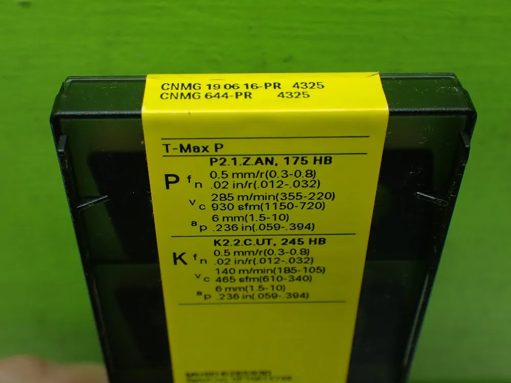 Sandvik 10 Carbide Tmax P Inserts For Turning