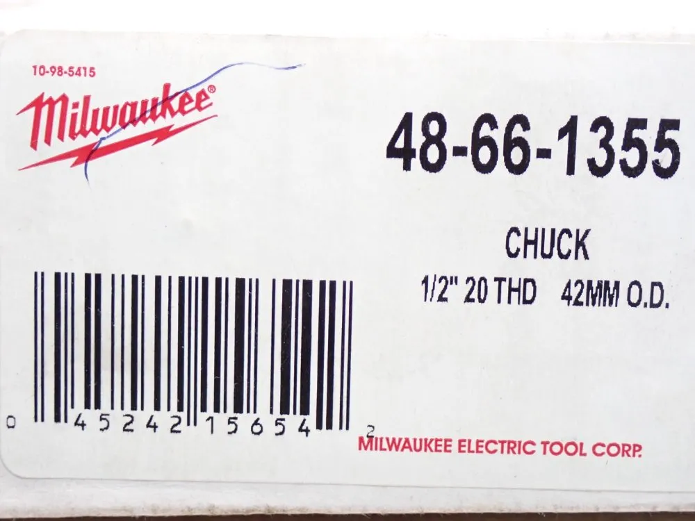 Milwaukee  Chuck 12 In 42 Mm