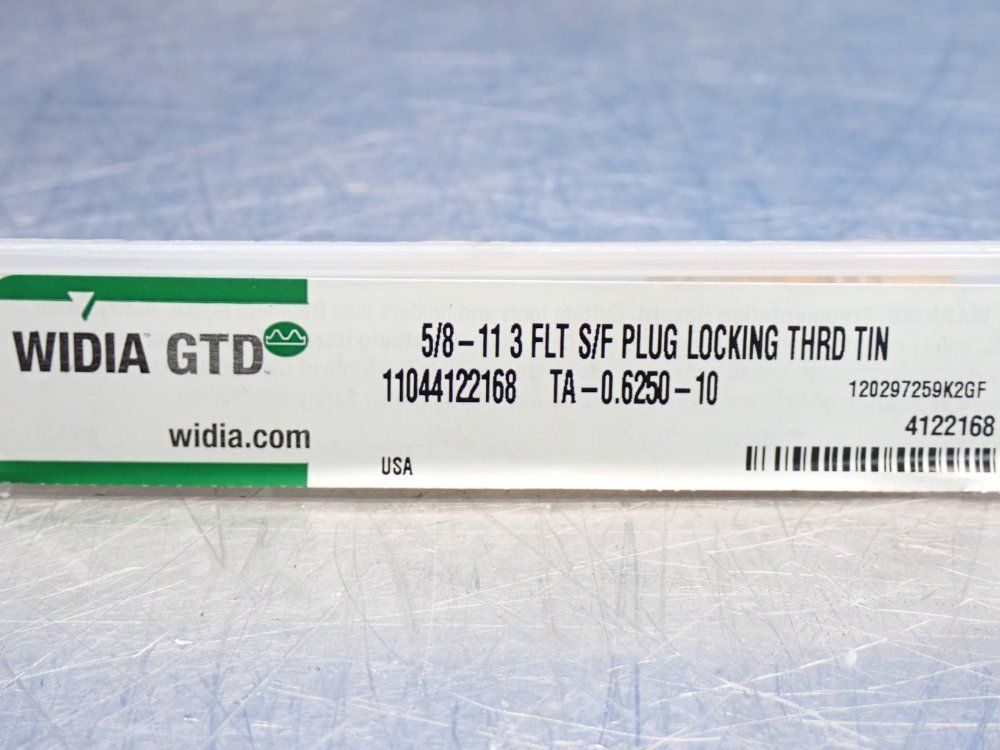 Widia Gtd 5811 Lock Thread Drill Bit 1 Lot Of 19