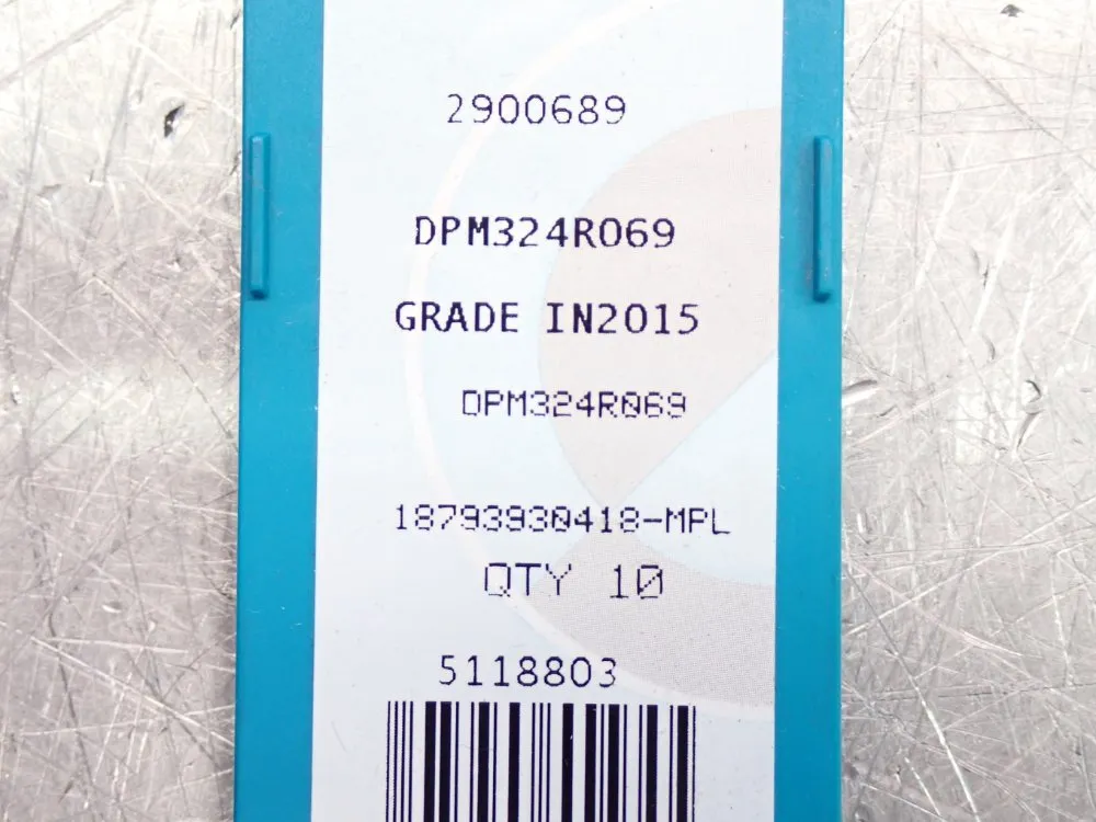 Indersoll Cutting Tools Cutting Indexable Inserts 2 Boxes Of 10 - Dpm324r069