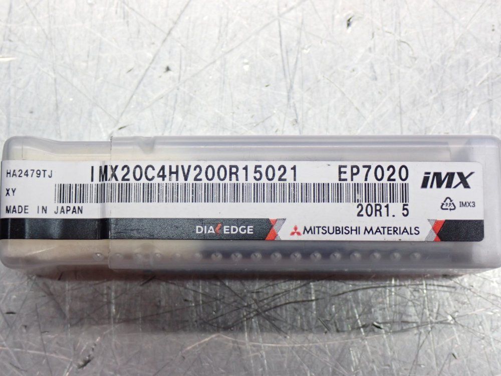 Mitsubishi Materials 4flute Damping Radius Head Bit 1 Lot Of 2 