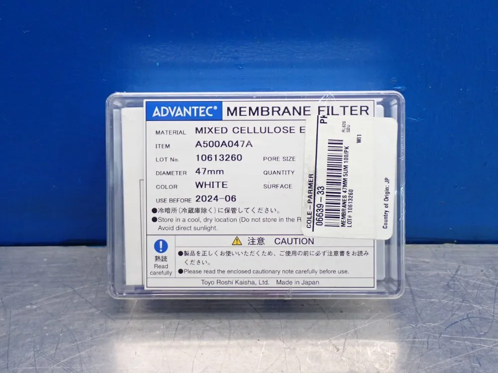 Avantec Mixed Cellulose Membrade 47mm Filter  100 Pack