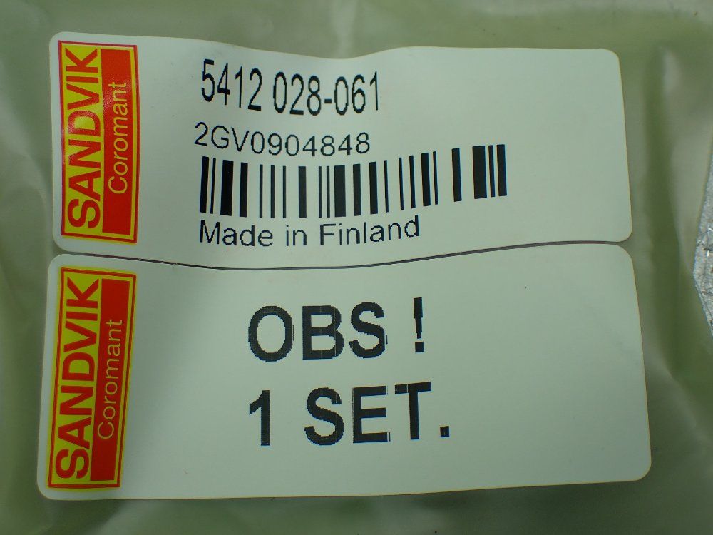 Sandvik 3 Clamp Sets For Indexables