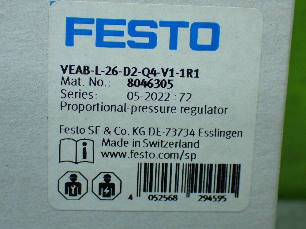 Festo Proportional Pressure Regulator 8046306