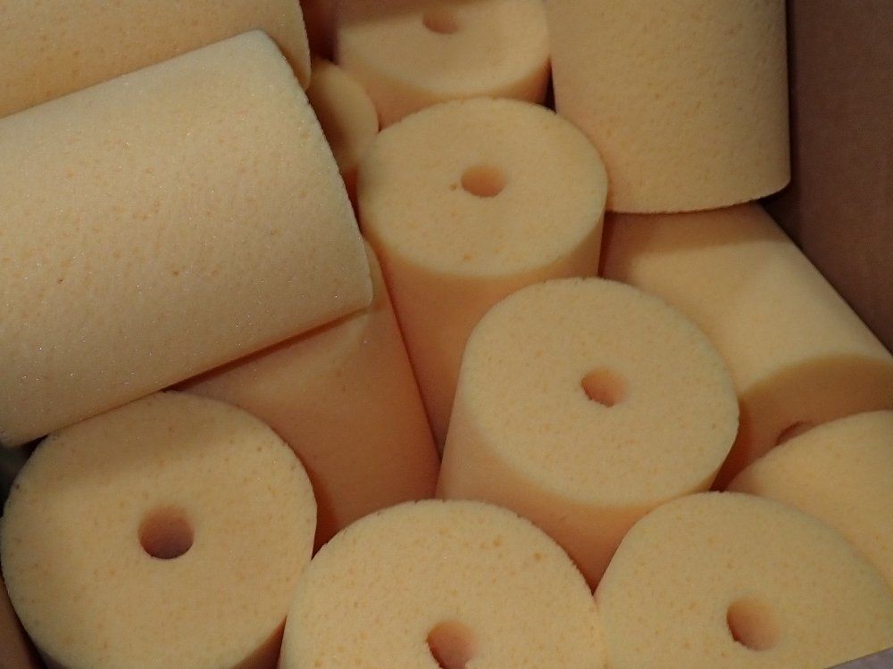  Yellow Foam Sleeves