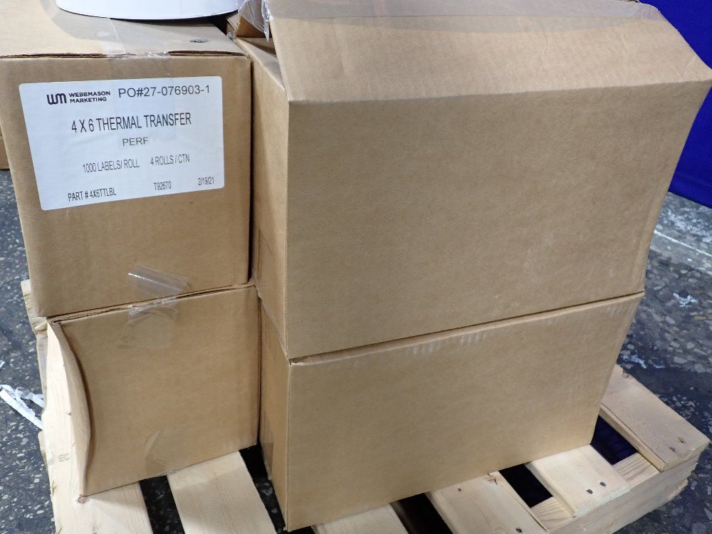 Webb Mason 4" X 6" Thermal Labels