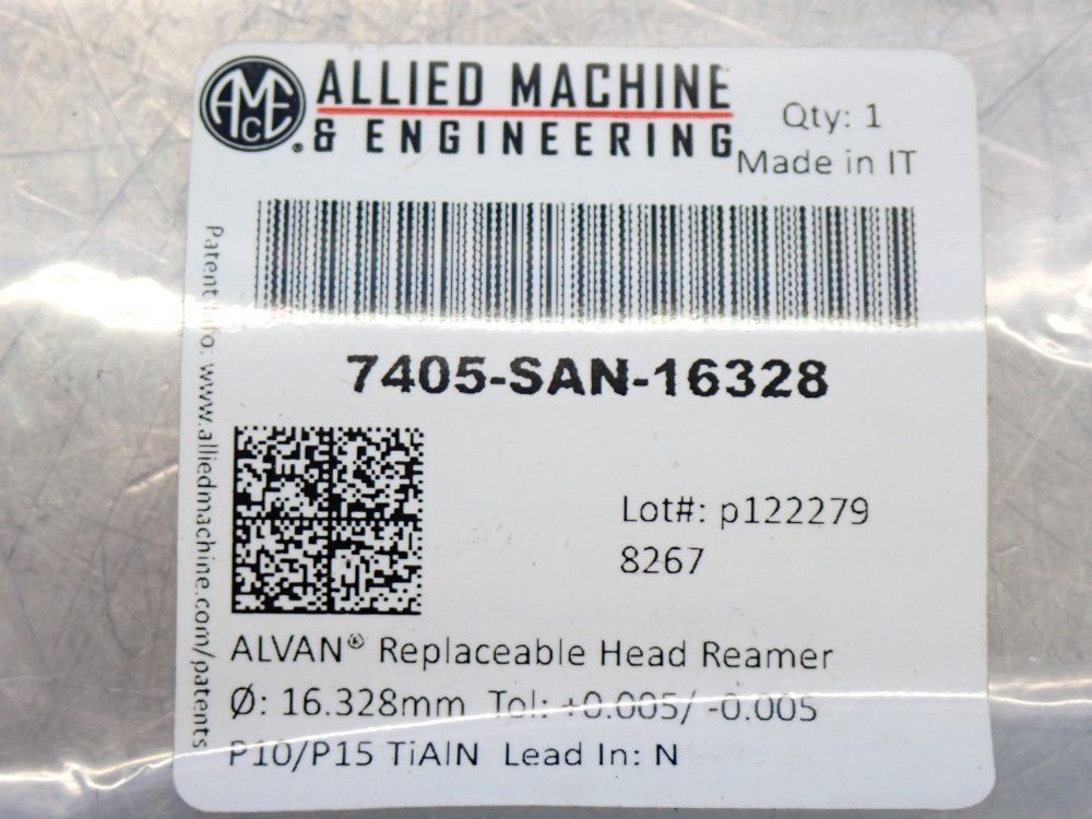 Allied Machine  Engineering Carbide End Mill Reamer Head 1 Lot Of 2