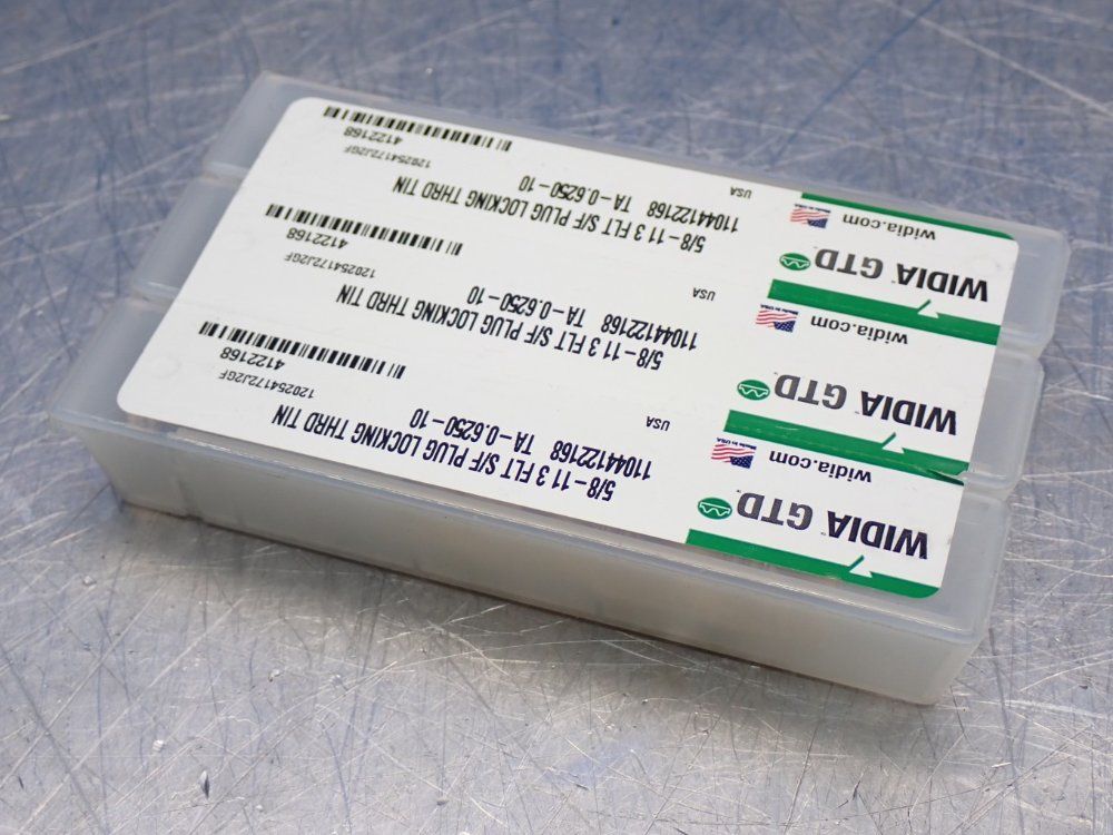Widia Gtd 58 11 H3 3flt Sf Plug Locking Tap 1 Lot Of 3