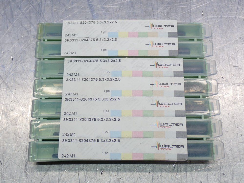 Walter Titex 53x32x25 Drill Bit 1 Lot Of 7