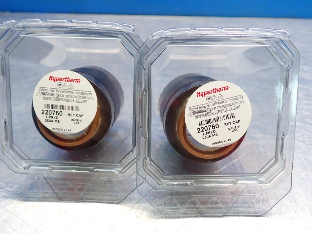 Hypertherm Hprxd Retaining Cap 260a 1 Lot Of 2