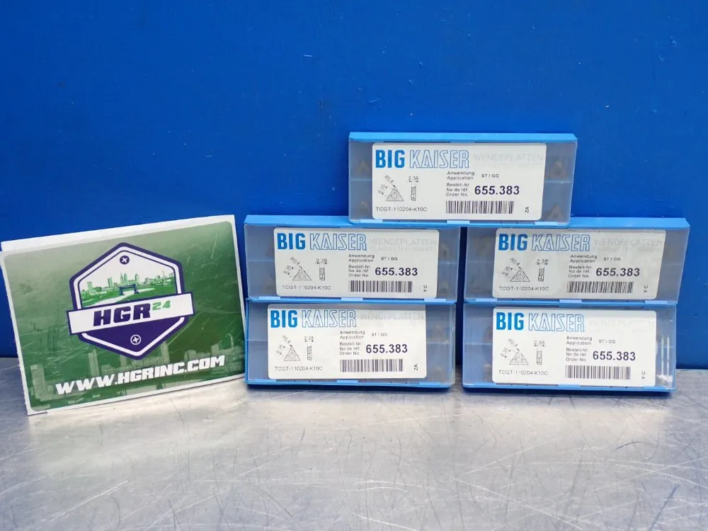 Big Kaiser Carbide 10655388 Inserts 5 Boxes Of 10 Inserts