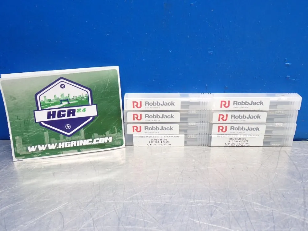 Robbjack Corp 281 Dia4 Flute 58loc 212 Oal 1 Lot Of 8