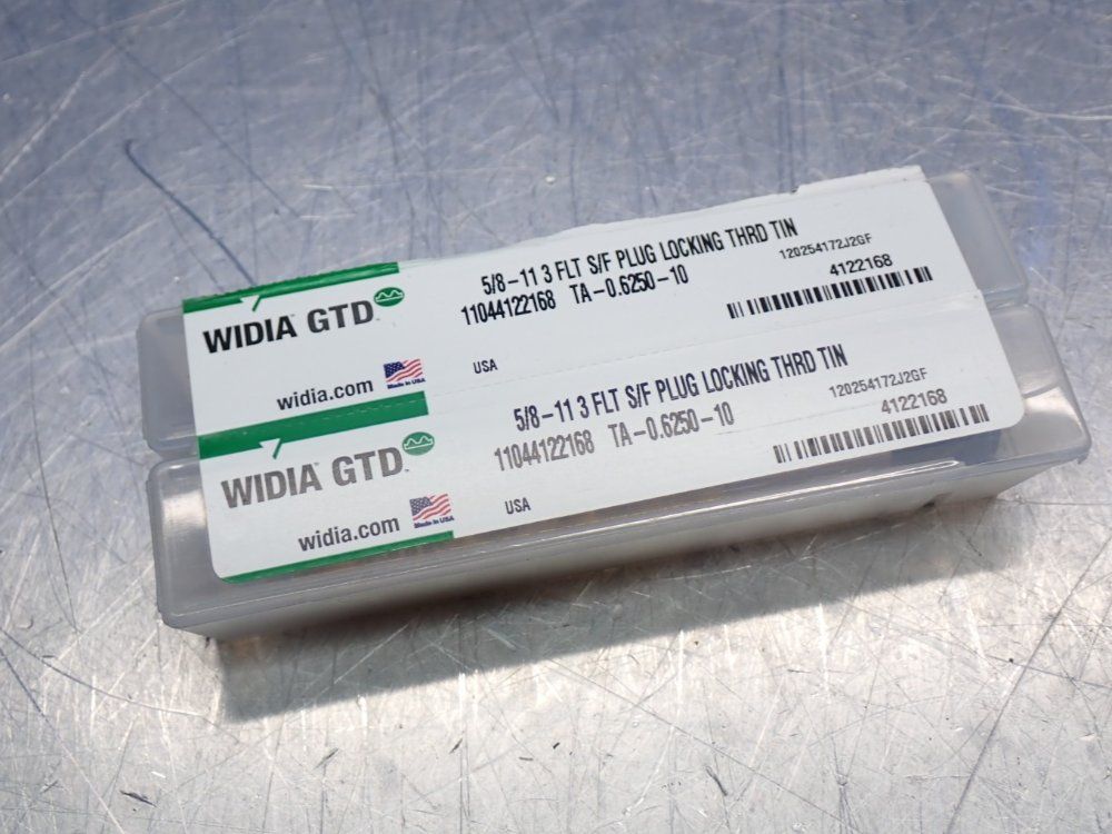 Widia Gtd 58 11 H3 3flt Sf Plug Locking Tap 1 Lot Of 2