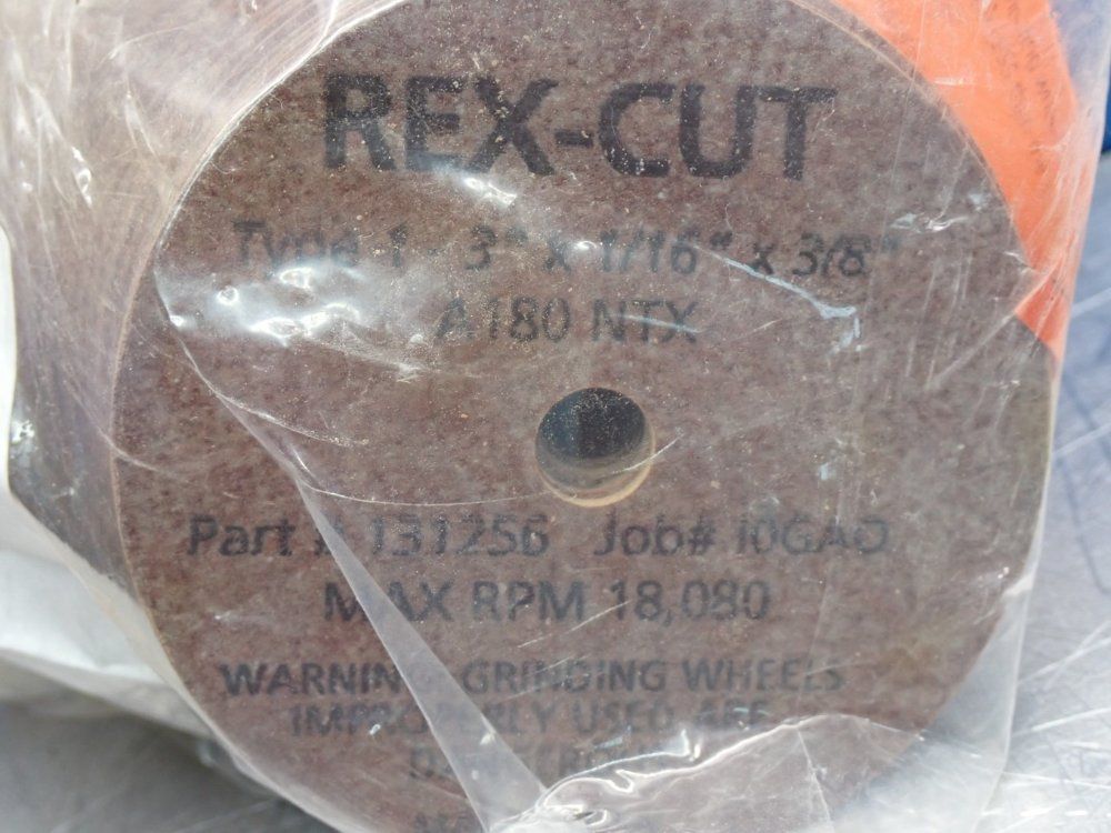 Rexcut Abrasives 3x116x38 Sanding Disc 1 Lot Of 40