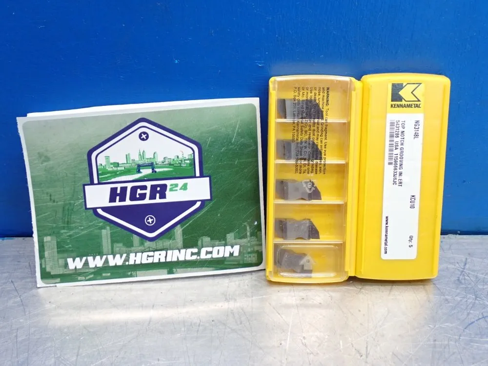 Kennametal Top Notch Grooving Inserts 1 Lot Of 10