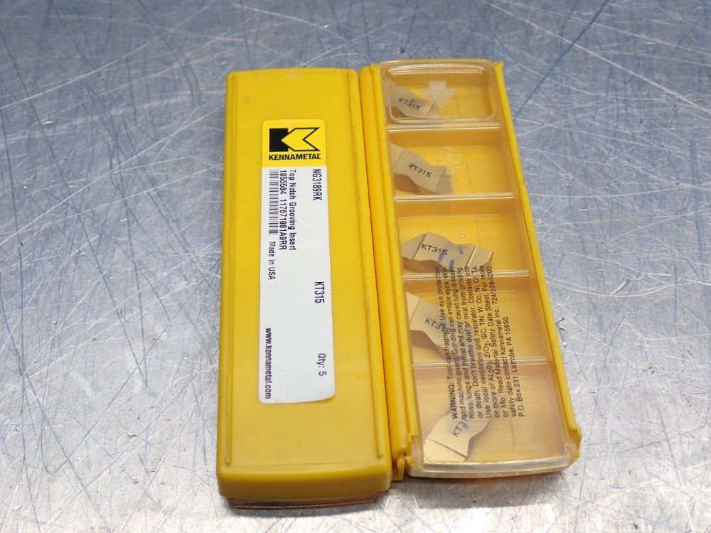 Kennametal Top Notch Grooving Insert 1 Lot Of 10