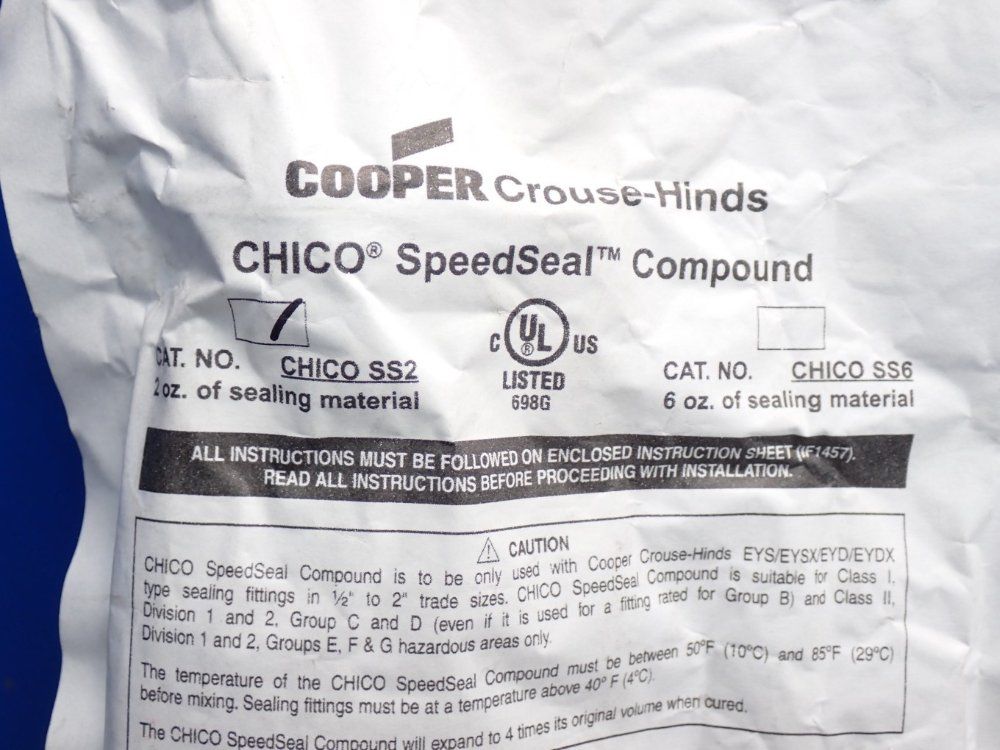 Cooper Crousehinds Chico Speedseal Compound 1 Lot Of 2