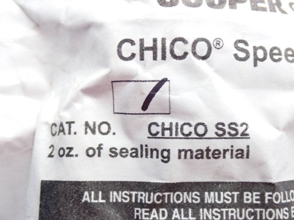 Cooper Crousehinds Chico Speedseal Compound 1 Lot Of 2