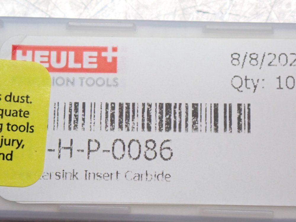 Heule Precision Tools Countersink Insert Carbide Inserts 2 Boxes Of 10