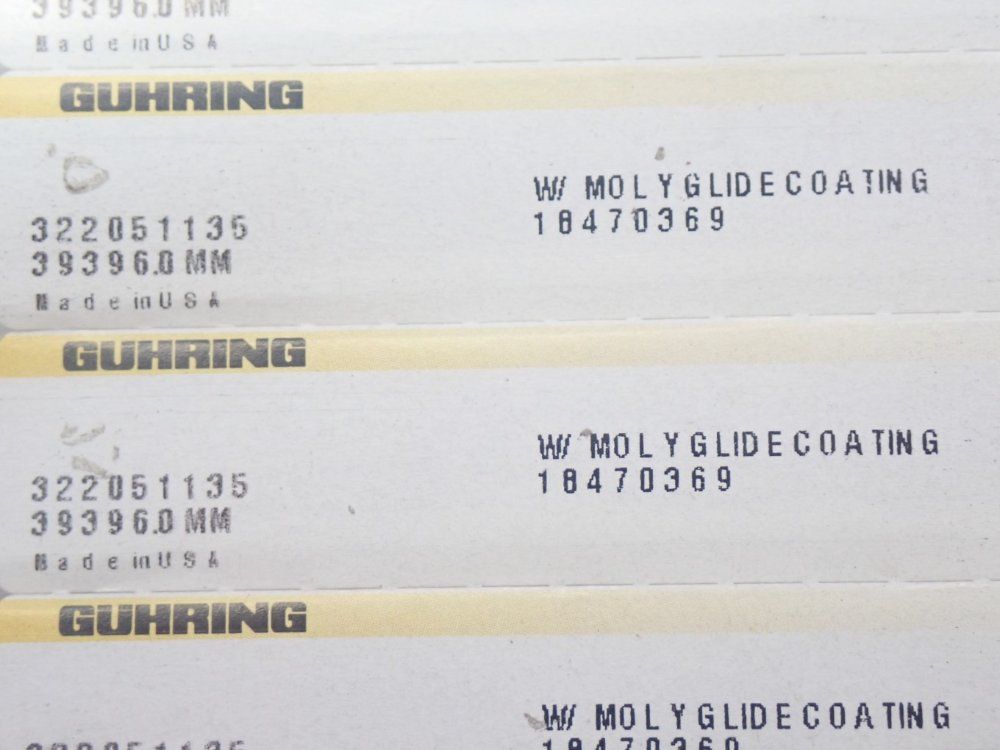 Guhring Spiral Point Tap Molyglide Coated 1 Lot Of 25
